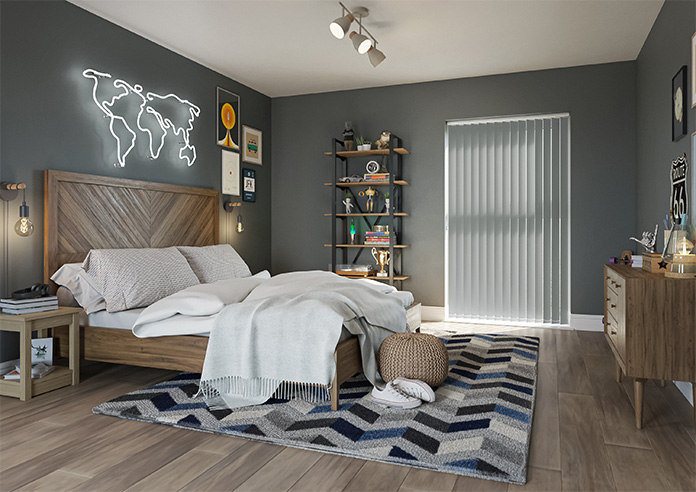 Orion (Blackout), Warm Grey - Vertical Blind - Image 7